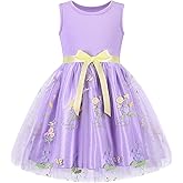 Toddler Tulle Dress Little Girls Summer Sleeveless Dresses Kids Tutu Princess Party Formal Sundress 2-8Y