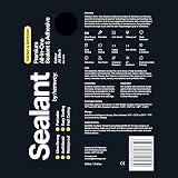 Hemway Jet Black Hybrid Polymer Sealant Adhesive 13.1oz All in One view 8