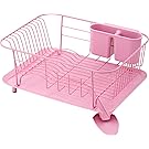 RISU Dish Rack Steel Pink