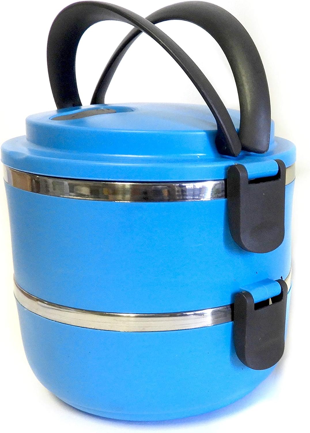 bento 2 layer lunch box with temperature display flask 500ml