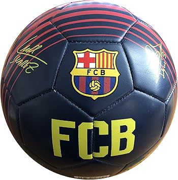 FC Barcelona - Balón f.c. barcelona con escudo y firmas grande ...