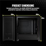 Corsair 4000D Airflow Mid-Tower Case Teak Front Panel Black view 8