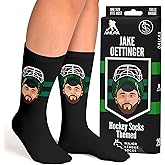 Major League Socks - NHL Dallas Stars - Various Players - Hockey Fan Holiday Gift Unisex Apparel (Size 7-13)