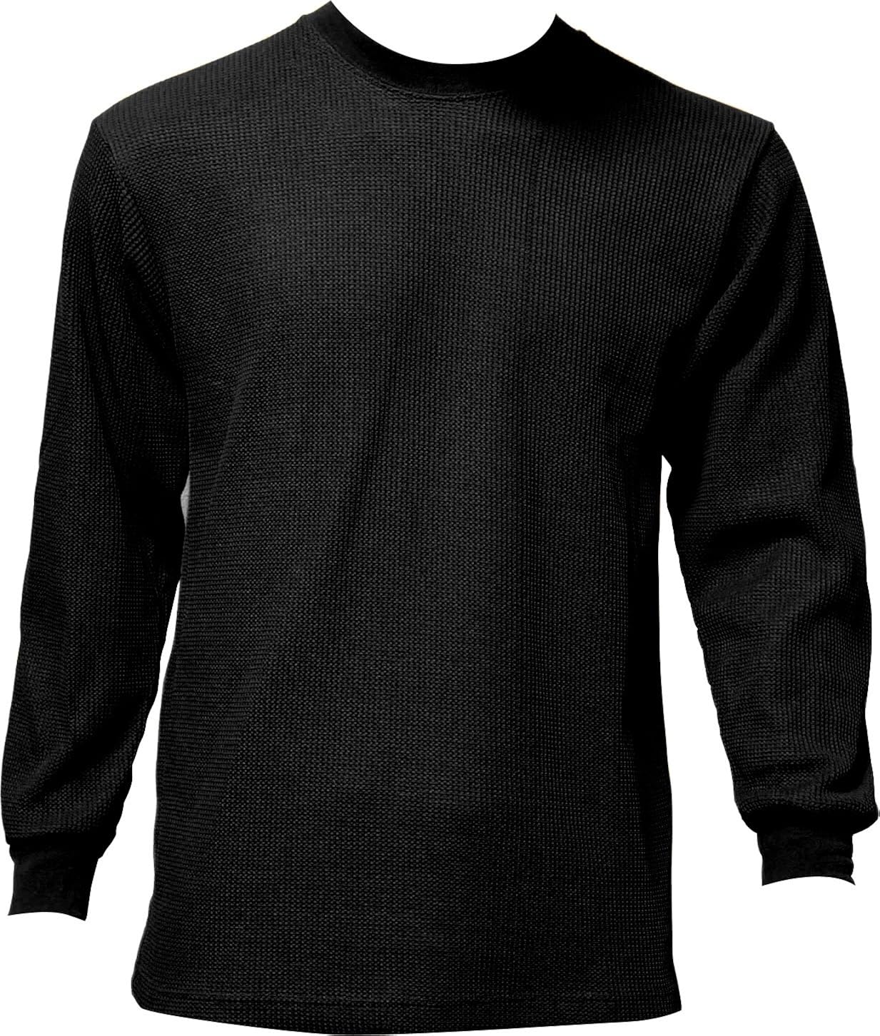 DS Men's Heavyweight Waffle Thermal Long Sleeve Crew Neck Top Amazon