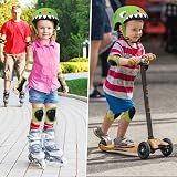 Wdmiya Kids Helmet 50-54cm Dinosaur Multi-Sports Set 7pc Protective Gear view 2