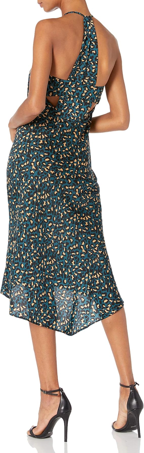 cheetah cocktail dress