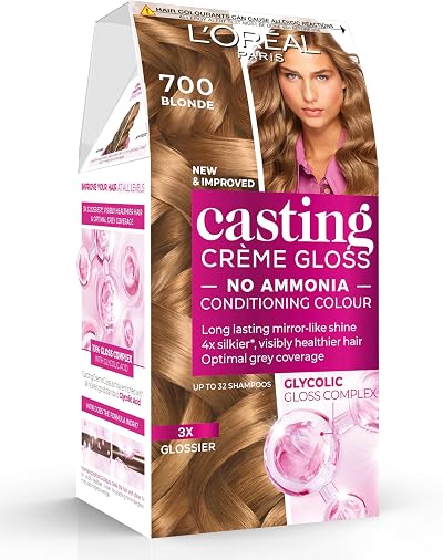 L'Oréal Casting Crème Gloss 700 Blonde Semi-Permanent Hair Dye No Ammonia