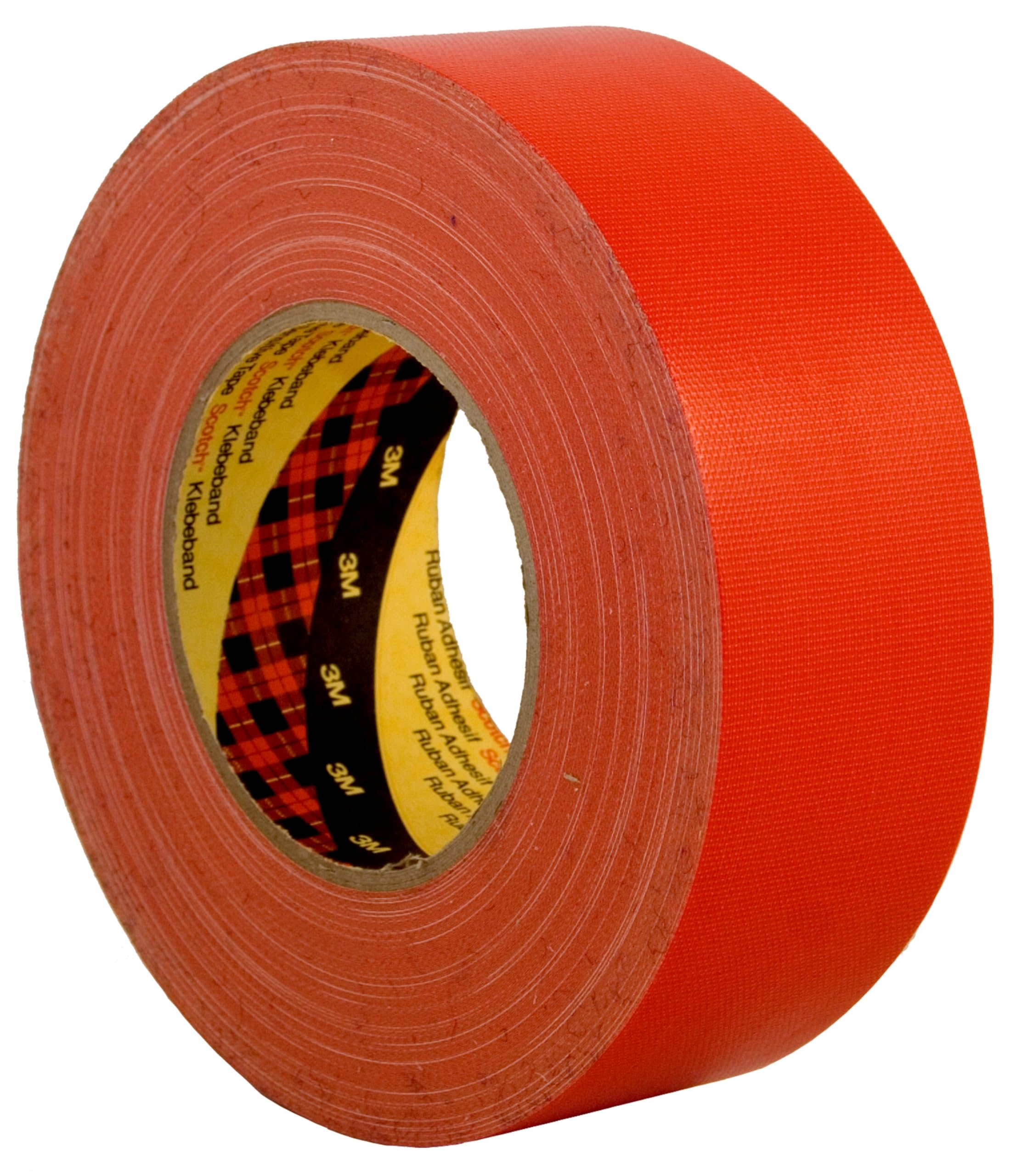 3M 389 Universal High Strength Fabric Tape, 50 mm x 50 m, Red