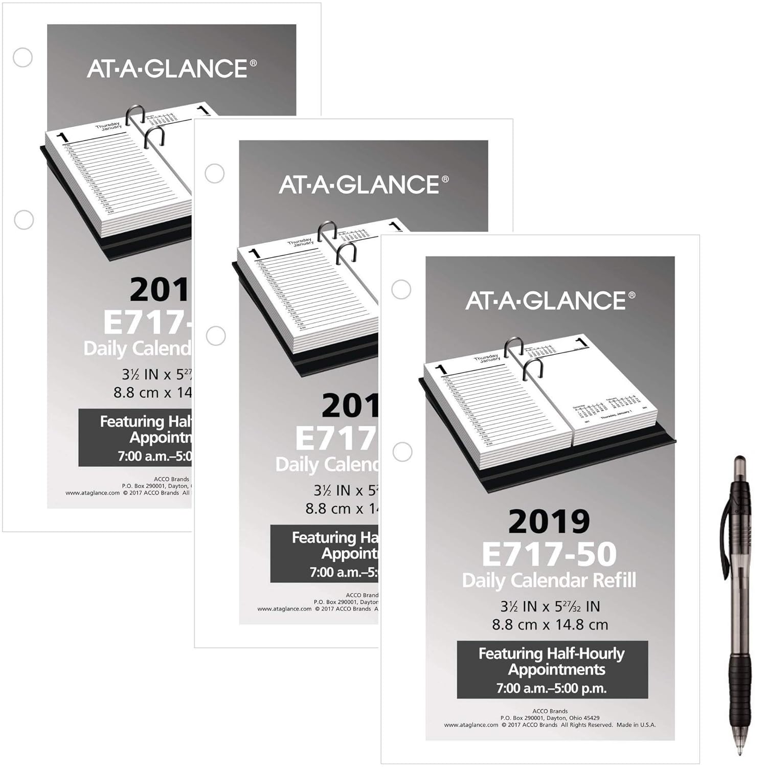 Best at-a-glance desk calendar and base 2019
