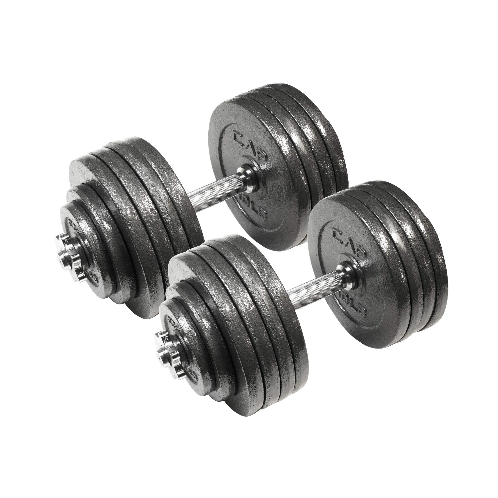 Photo 1 of CAP Barbell 200-Pound Adjustable Dumbbell Weight Set, Black
