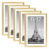 upsimples 11x17 Picture Frame Set of 5, Display