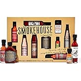 Smokehouse by Thoughtfully, Ultimate BBQ Sampler Set, Vegan and Vegetarian, Includes a Variety of Flavorful USA Made BBQ Sauc