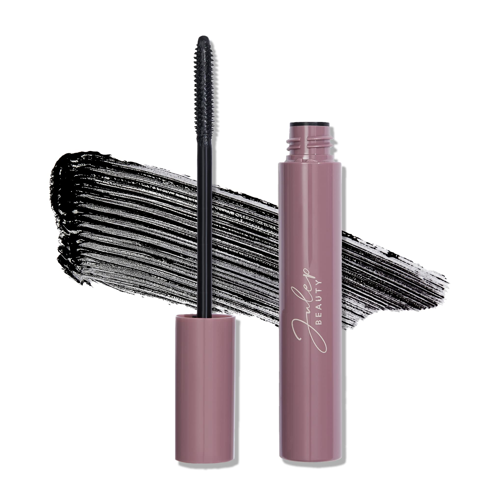 Julep Length Matters Waterproof Mascara Black (10ml) Buildable, Lengthening Lash Vegan Mascara with Vitamin B5, Aloe - Clump-Free, Nourishing Formula for Long, Healthy Lashes