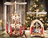 BRUBAKER 20 Pack Tree Candles Pyramid Red Christmas 9.5 cm 1.5h view 6