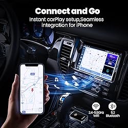 Wireless CarPlay Adapter for Apple, 2024 Newest