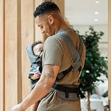 Nuby Newborn Baby Carrier Ergonomic 3-in-1 Dark Grey Lightweight view 5