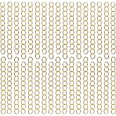 100Pcs Chain Extenders for Jewelry Making, Necklace Extenders Chain Extender Gold Removable Extension Tails Extension Chains for Jewelry, Necklaces, Bracelets, Anklets, Key Chains