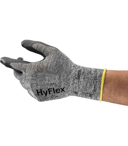 hyflex handschuhe 11-801 Ansell Breathable Industrial Safety Gloves, Size XL, 12 Pairs Nikwax Tent & Gear Mattel Primärfarbe:Charcoal Package Dimensions
