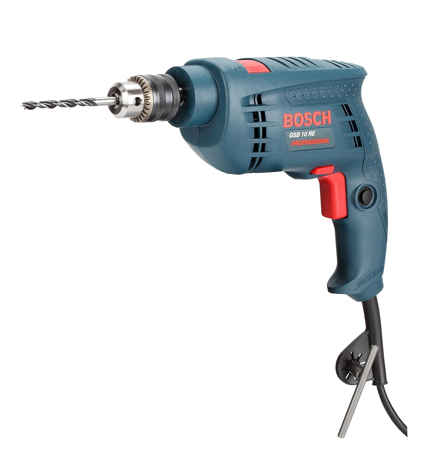 Bosch Gsb 500w 10 Re Professional Tool Kit Ms And Plastic Blue