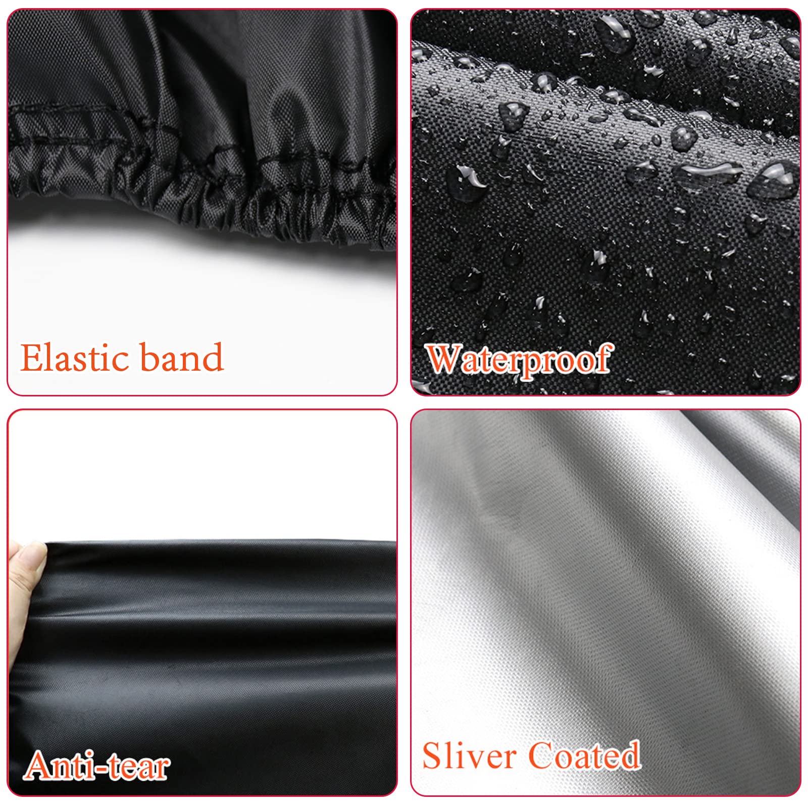 Mobility Scooter Cover,Waterproof Wheelchair Cover for Storage,Mobility Scooter Accessories for All-Weather Outdoor Protection Dust Covers - 55