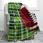 Jekeno Football Gifts Blanket for Boys Teens Girls, Sport Gifts for Adult Kids, Football Accessories Decor for Age 2-10 Year Old