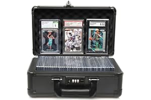 Panopply Graded Card Case BGS PSA Graded Card Storage Box Sports Card Case Psa Card Case Graded Sports Card Storage Box Psa Slab Case Psa Card Holder Card Cases for Sports Cards (1 Row)