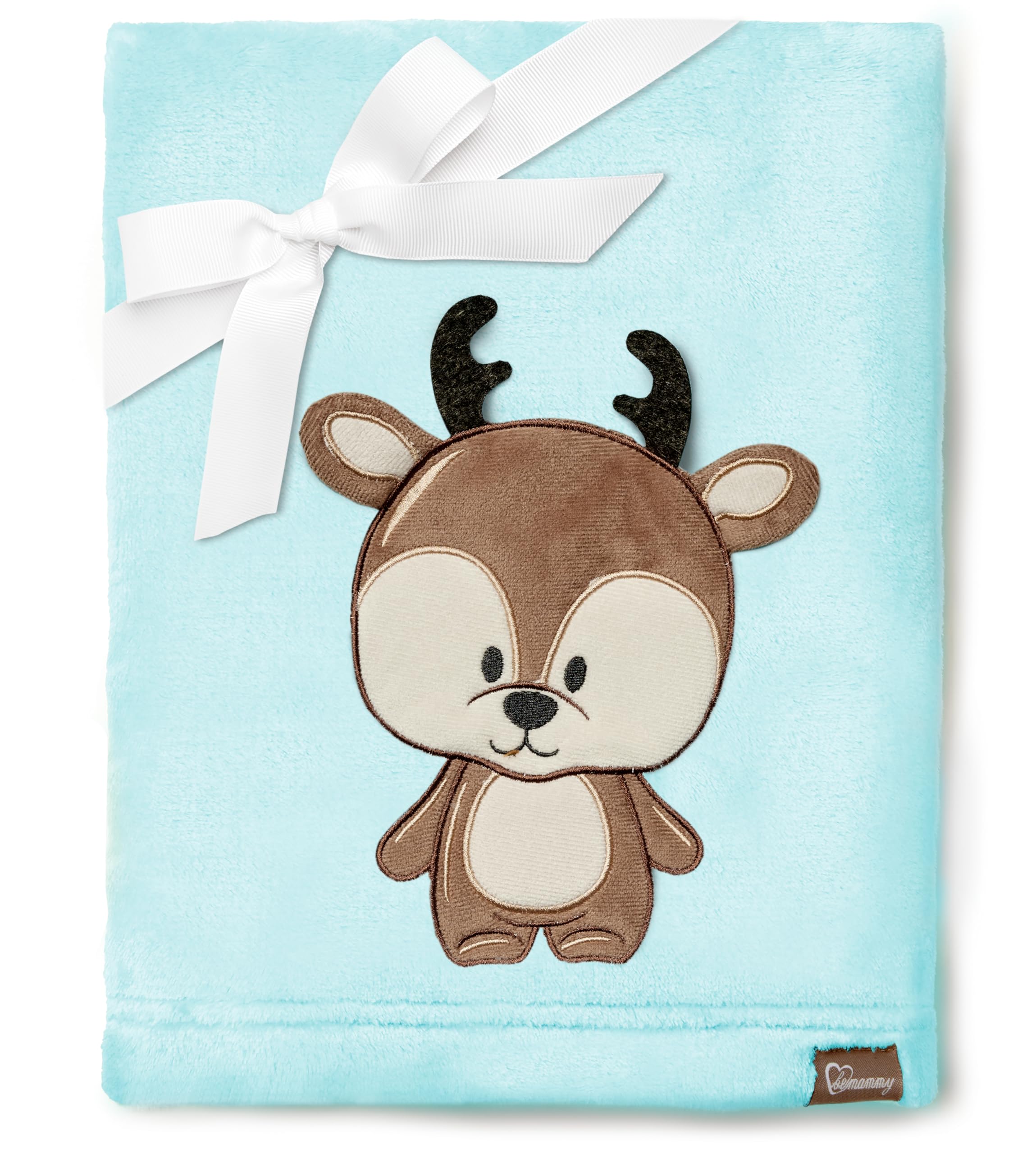 Be Mammy Warm Children Baby Cosy Blanket Baby Gift BE20-168 (Powder Blue - Deer)