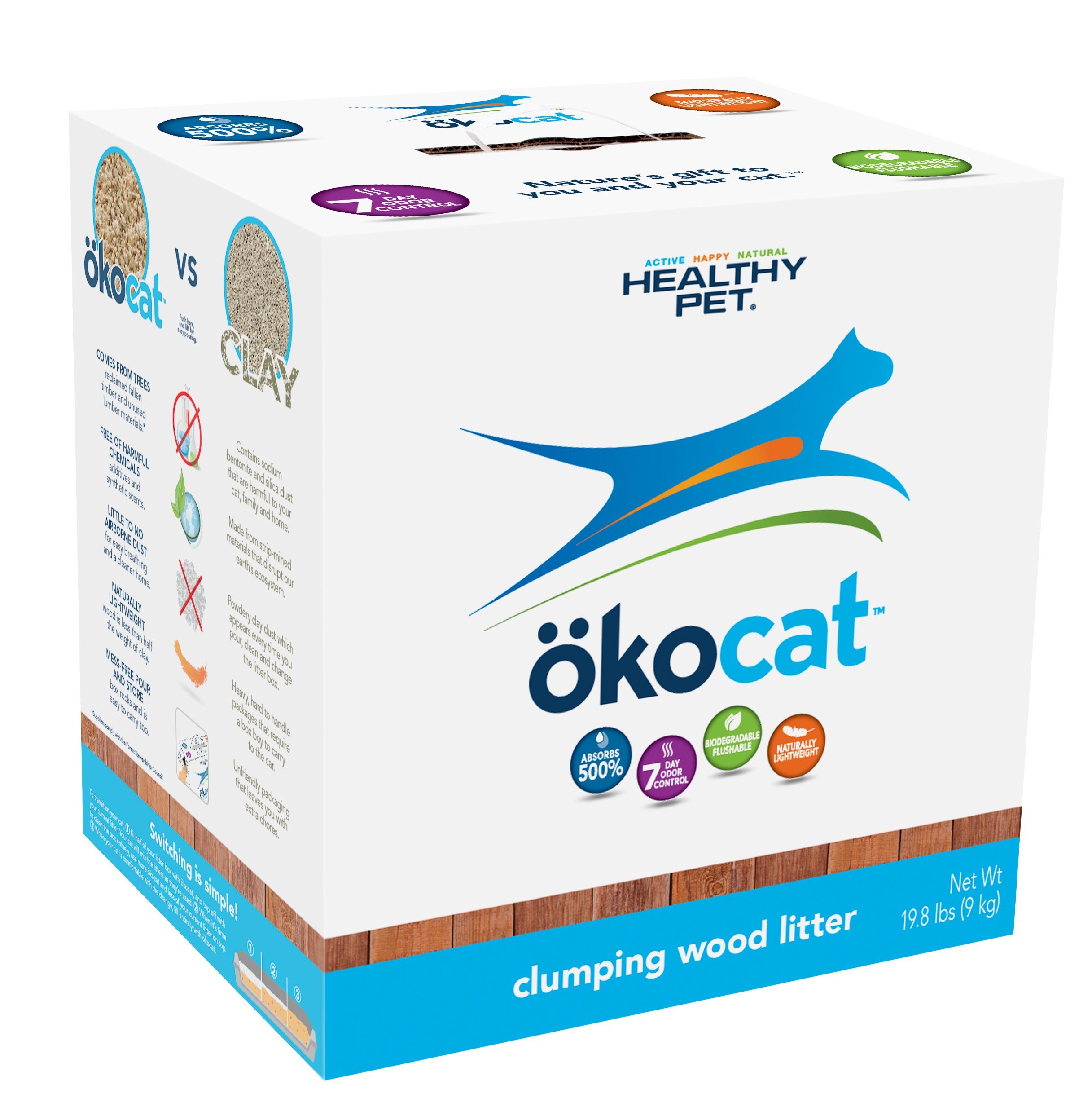 ökocat Natural Wood Cat Litter, 19.8Pound, Clumping eBay