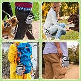 Lanjue 2 Pieces Small Dog Treat Bag Camouflage 600D Oxford Cloth Waist Belt Clip view 7