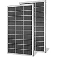 WERCHTAY 300 Watt Solar Panels, 12V 150 Watt 2 Pack, Monocrystalline Cell High-Efficiency PV Module, Solar Panels for Homes Camping RV Battery Boat Caravan and Other Off-Grid System (300W)