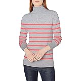 Amazon Essentials Women's Long-Sleeve 100% Cotton Roll Neck Sweater