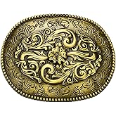 LYTOPTOP Western Floral Belt Buckle for Women│Texas Cowgirl Christmas Halloween Rodeo Men Belt Buckles Gifts