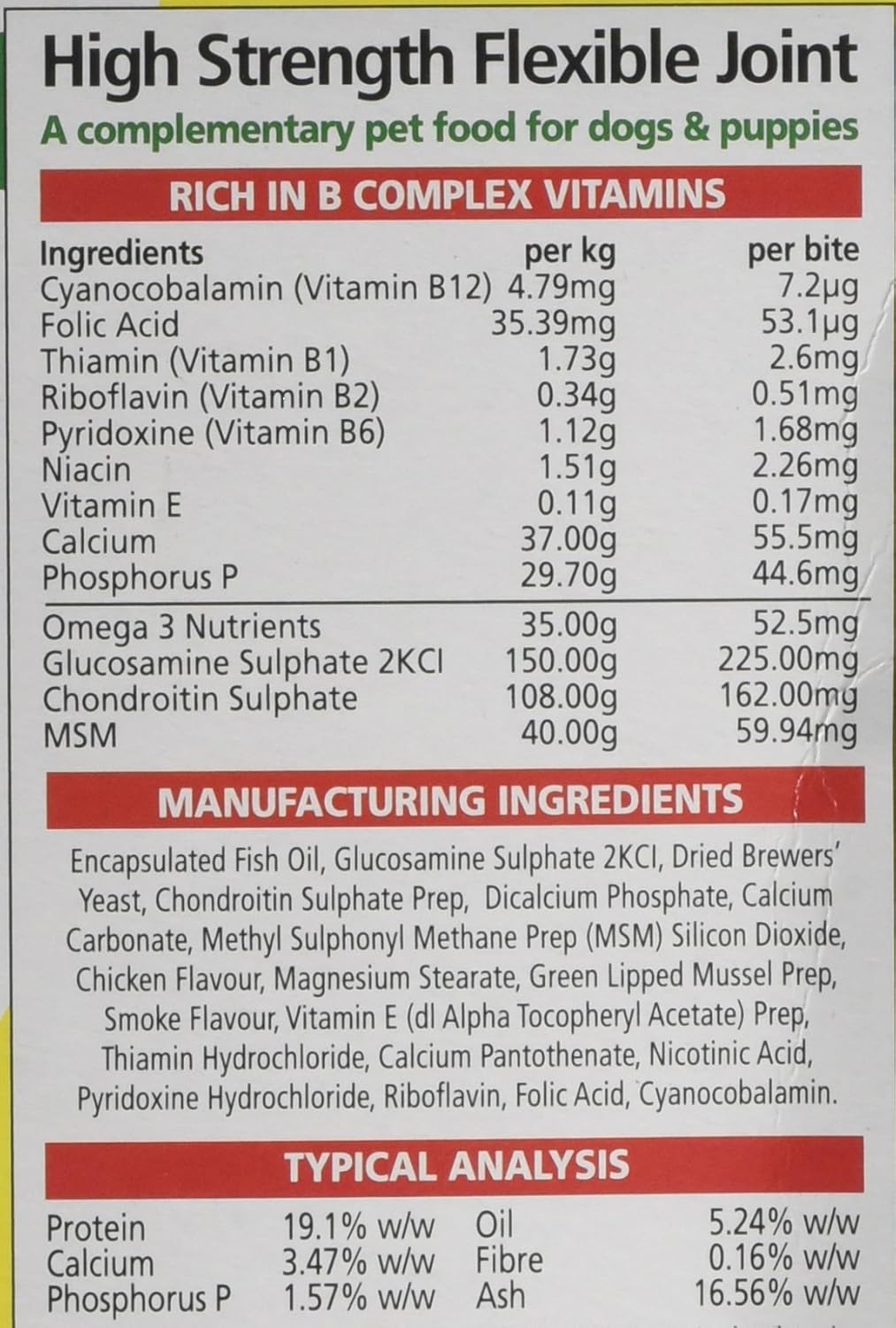 vetzyme flexible joint 90 tablets