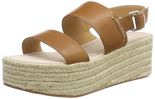 Marc O'Polo Damen Espadrilles 80314611401301 Slingback Sandalen