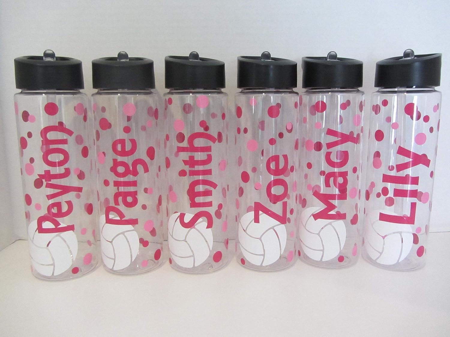 Personalized Volleyball Sport Drink Water Bottle 24 ounce