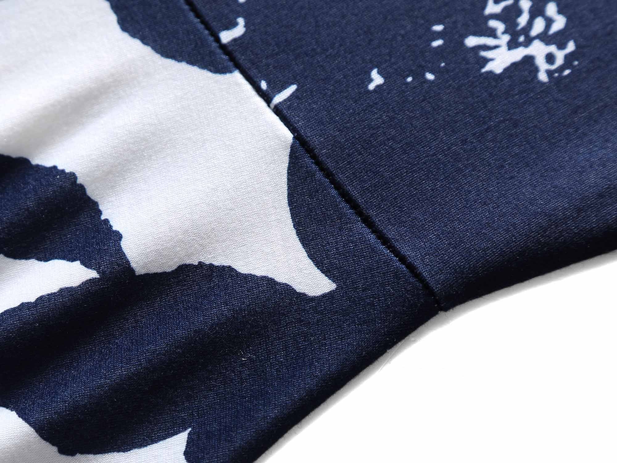 huhot women short sleeve round neck summer casual flared midi dress