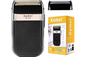 KEMEI Foil Shaver for Men,Waterproof Razor,Cordless Electric Rechargeable Shavers,Trimmer Razors Blade Washable Grooming