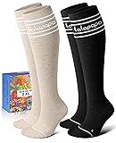 Lalapapa Cotton Compression Socks for Women