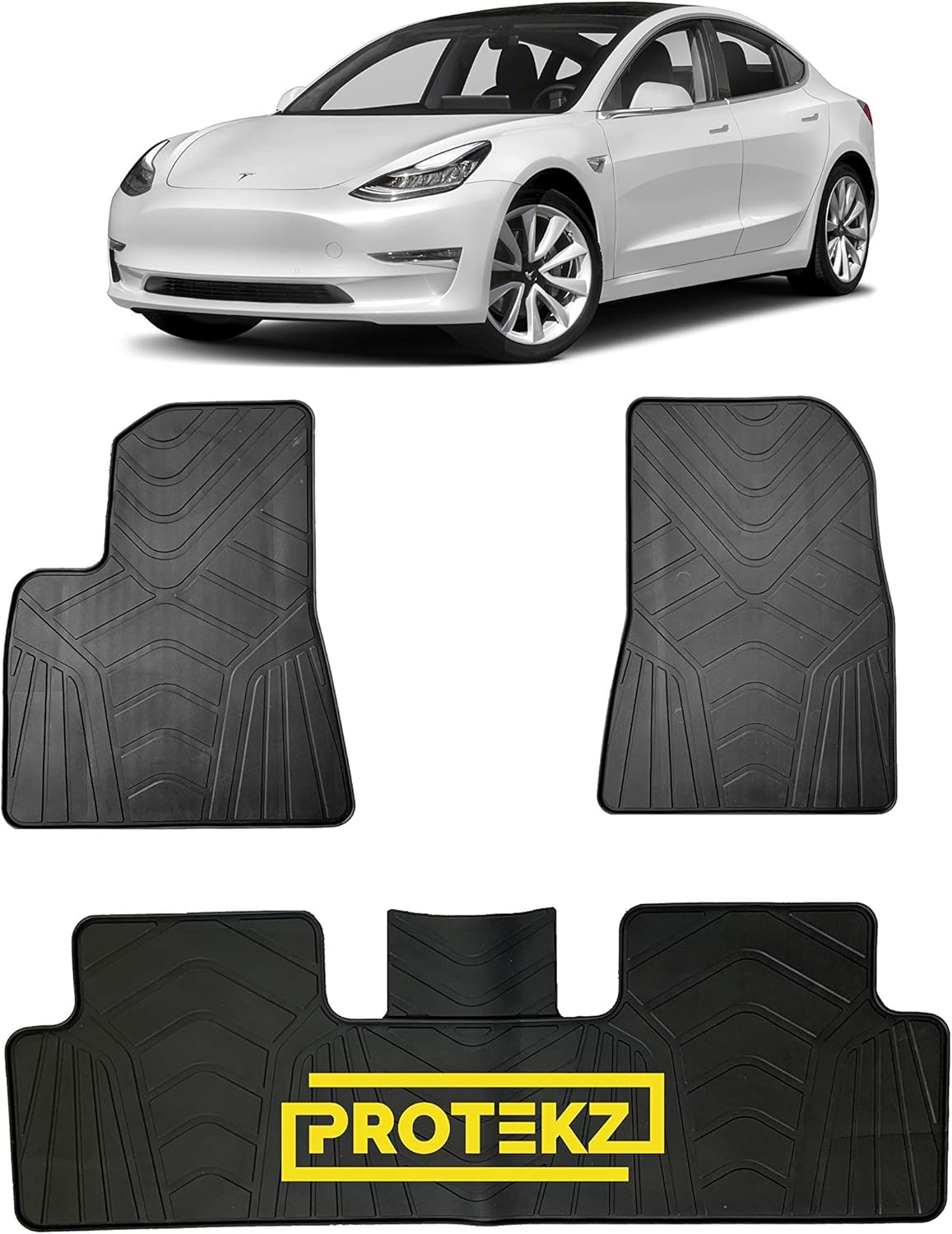 Model 3 Accessories Floor Mats Tesla Model 3 All Weather