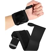 FitDA Gym Wrist Wraps, 2-Pack Wrist Support Wraps, Enhanced Wrist Straps, Weight Lifting Wrist Bandages for Fitness Bodybuilding Training