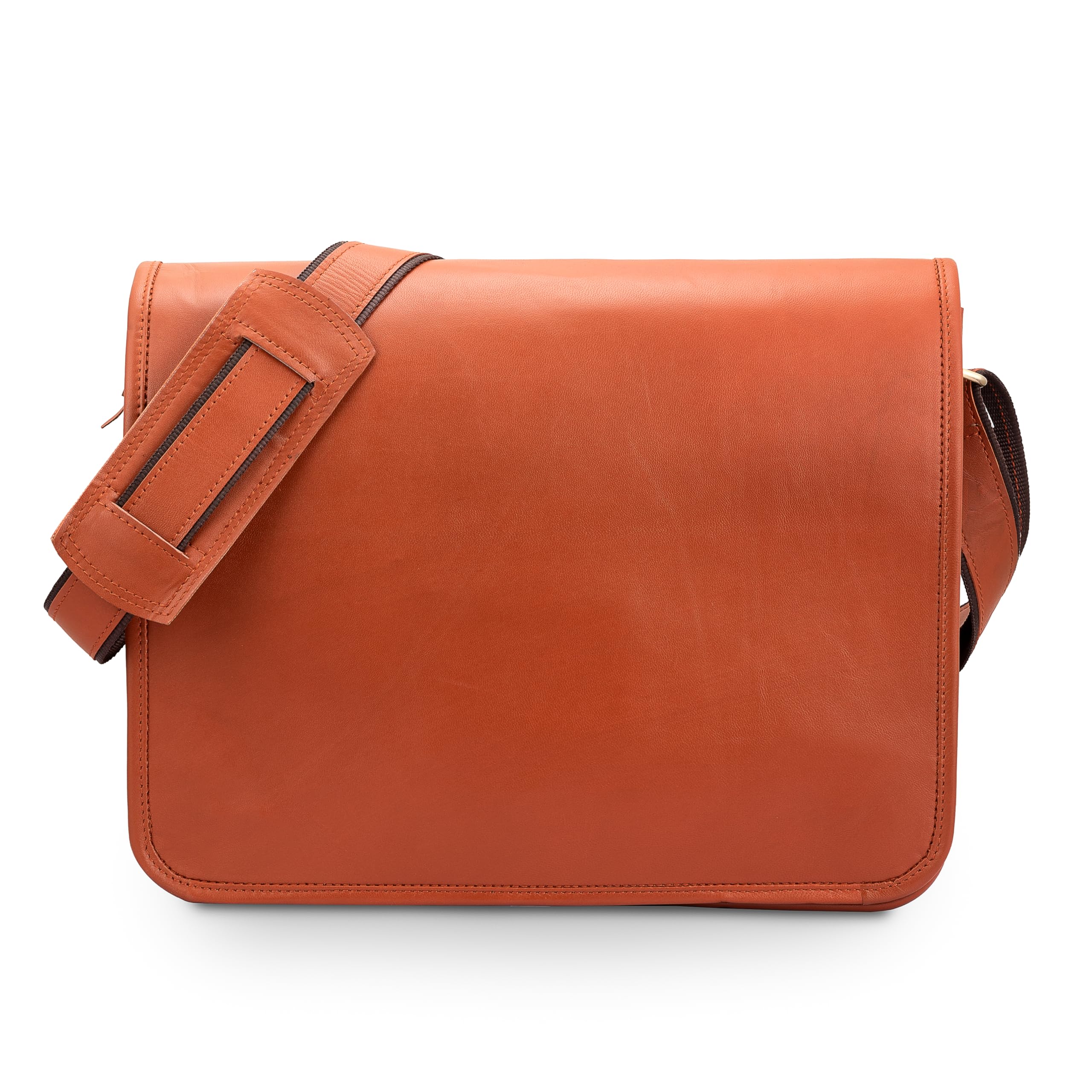 15 inch Urban Leather Executive Business Bag for Men Women Handmade Vintage Brown Laptop Messenger Shoulder Bag Mens Satchel Work Bags