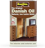 Rustins DANO5000 Original Danish Oil 5 Litres Rich Natural Glow