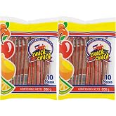 Chaca-Chaca Tamarindo De Frutas - Sal Y Chile Tamarind Mexican Candy, Dulces Mexicanos, 20 Pcs Pack 2 - Authentic Tamarind Candy