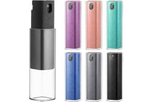 LOYIM 6 Pcs Screen Cleaner Spray and Wipe 2 in 1 Touchscreen Mist Cleaner Tool Empty Portable Mini Screen Cleaner Bottle Spray for Phone Laptop Screen Computer Cleaner Accessory(Multicolor)