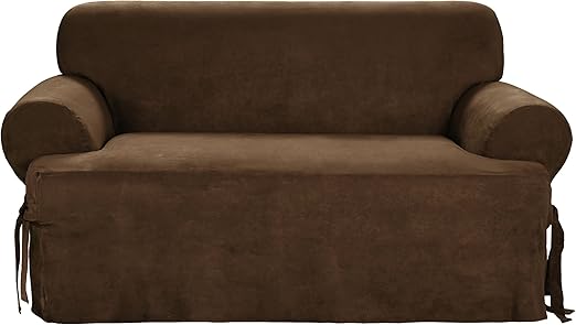 Amazon Com Surefit Soft Suede T Cushion Loveseat Slipcover