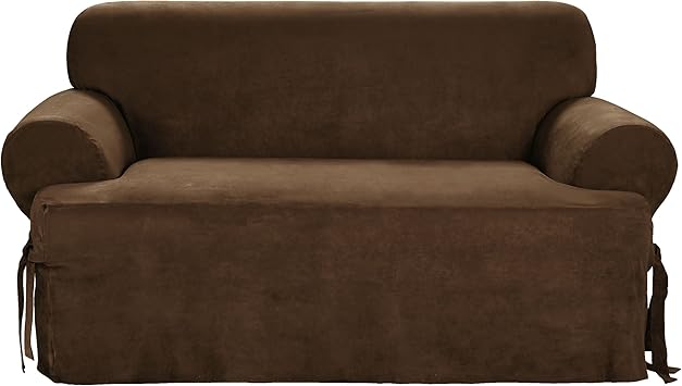 Amazon Com Surefit Soft Suede T Cushion Sofa Slipcover