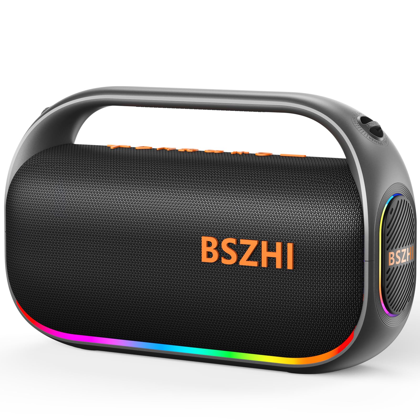 Photo 1 of BSZHI 80W(120W Peak) Bluetooth Speaker Loud, Portable IPX6 Waterproof Bluetooth Speakers Wireless TWS for Outdoor, Party, Travel, and Beach Camping with Light, BT5.0, USB/TF Card, AUX