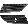 Garage-Pro Front Bumper Grille Driver and Passenger Side Compatible With 2016-2018 Honda Pilot LX EX EX-L - For Models Without Parking Sensors - Except Elite & Touring