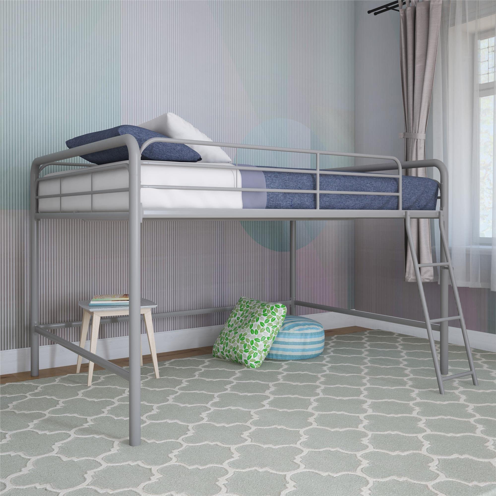 DHP Jett Junior Full Metal Loft Bed, Silver for sale | Las Vegas, NV ...