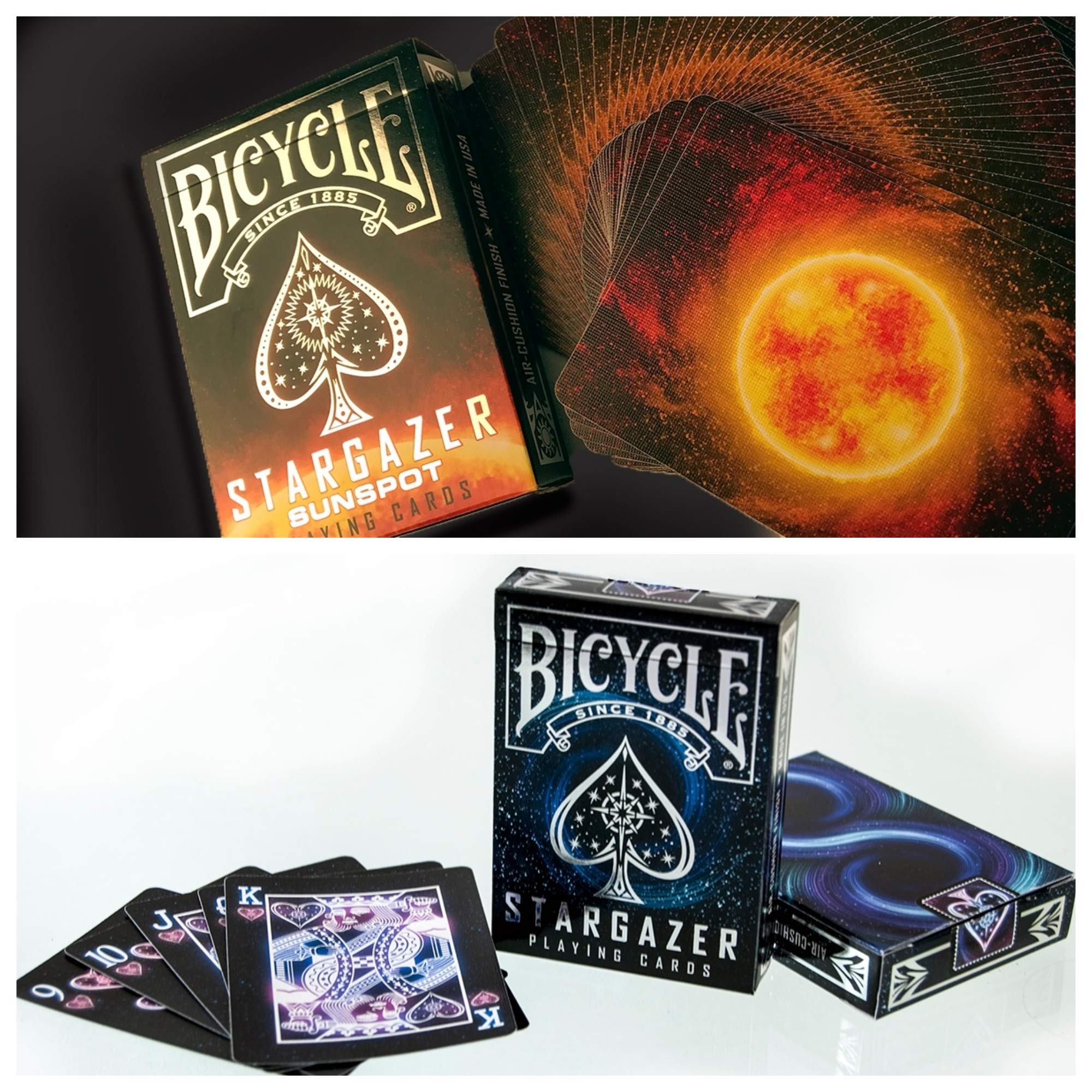 Bicycle 2 mazzi carte Stargazer + Sunspot Playing cards
